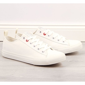 Hvide low-top sneakers til mænd Big Star JJ174001 1
