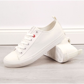 Hvide low-top sneakers til mænd Big Star JJ174001 2