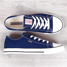 Mænd marineblå Cross Jeans JJ1R4004C sneakers 1