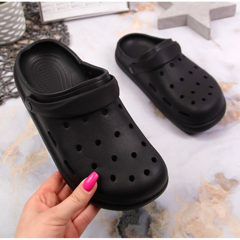 Sorte Atletico sorte skum flip-flops 1