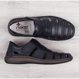 Velcro sommersko til mænd Rieker 05279-14 sort 1