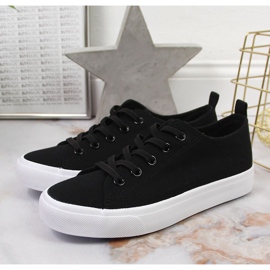 Atletico sorte tekstilsneakers 2