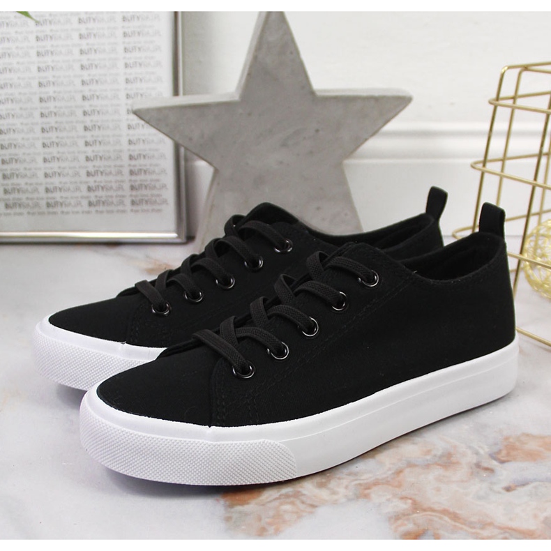 Atletico sorte tekstilsneakers 2