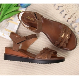 Brune sandaler til kvinder Jezzi 1