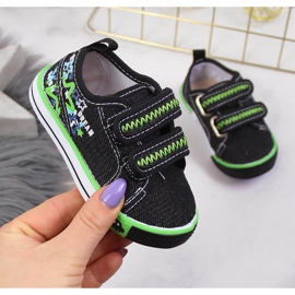 Drenge sneakers med velcro sorte Atletico 1
