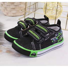 Drenge sneakers med velcro sorte Atletico 2