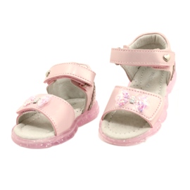 Evento Pigeres sandaler med en bue 22Z23-4780 Pink lyserød 3