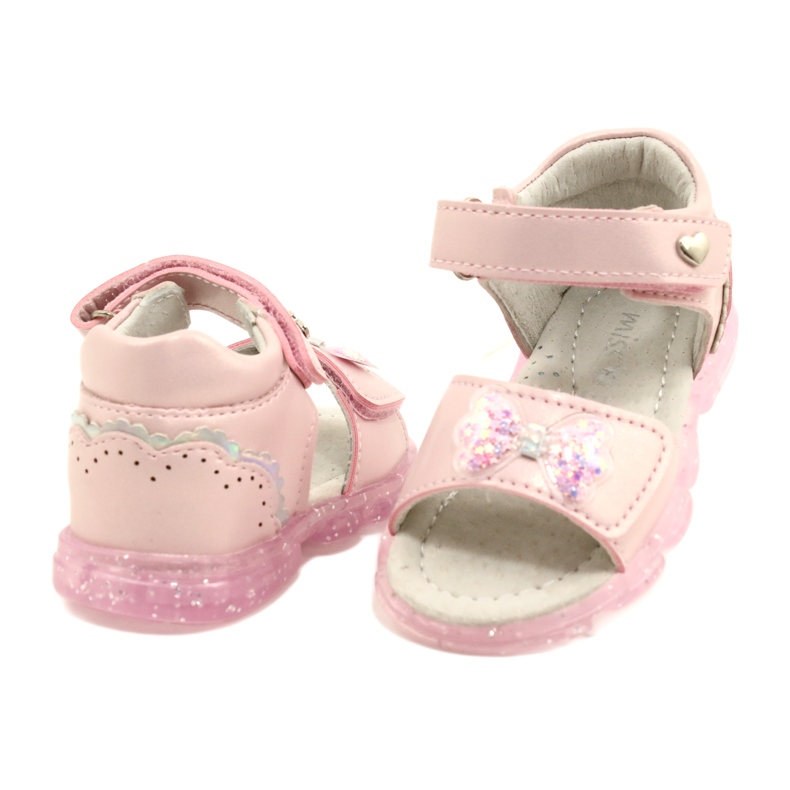 Evento Pigeres sandaler med en bue 22Z23-4780 Pink lyserød 4