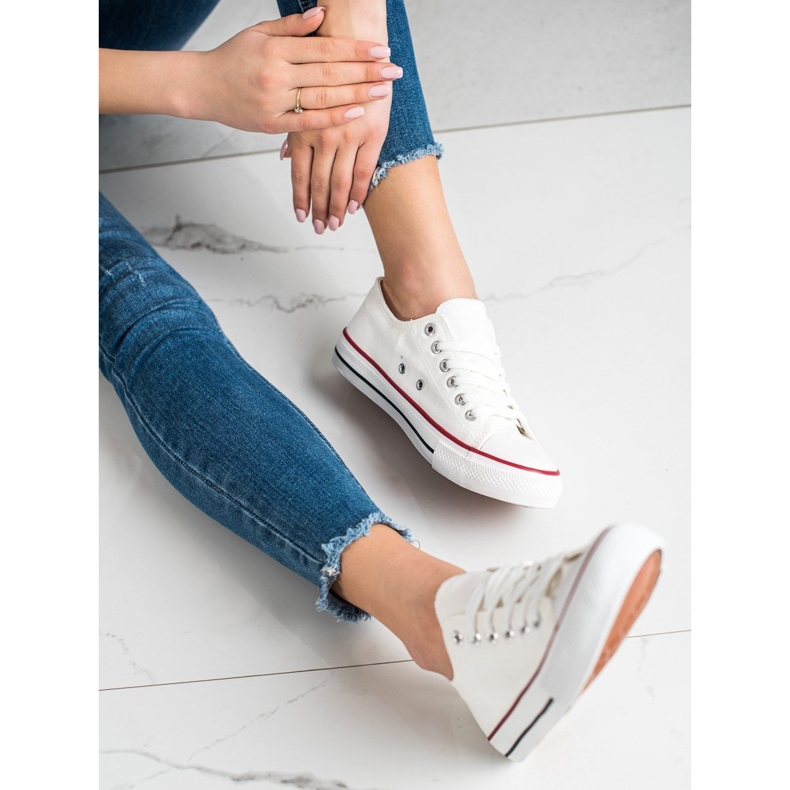 TRENDI Hvide sneakers 1