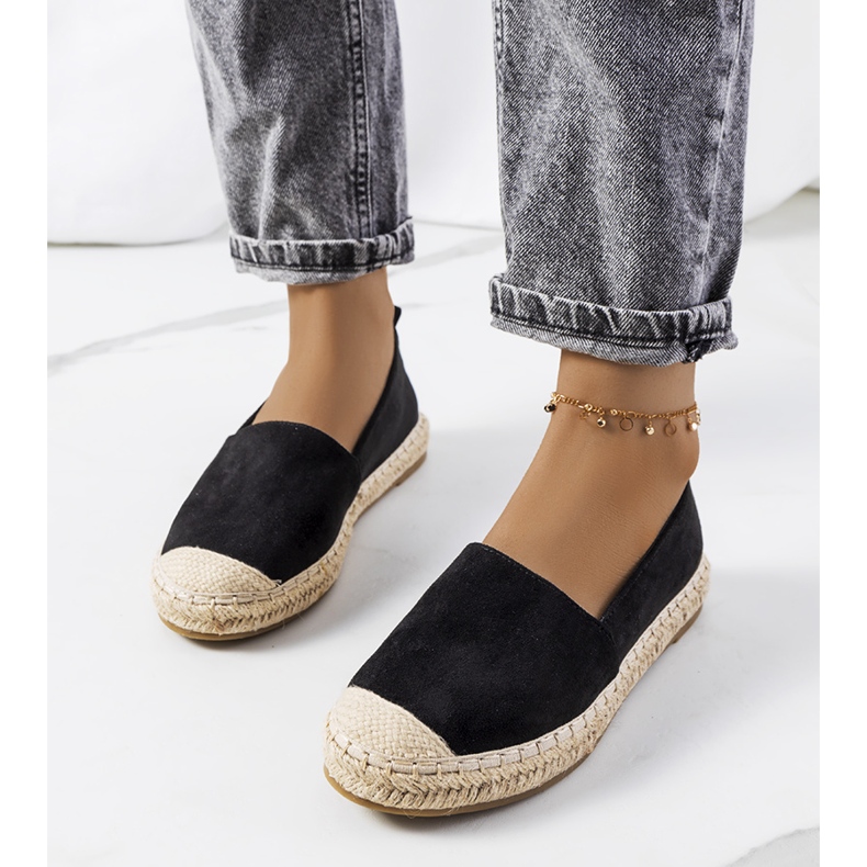 Sorte Mathea espadriller til kvinder 1