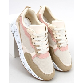 Truth Khaki damesneakers beige lyserød gylden 2