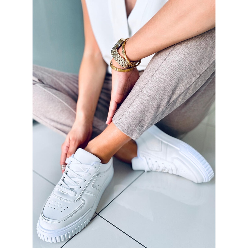 Sage White damesneakers hvid 1