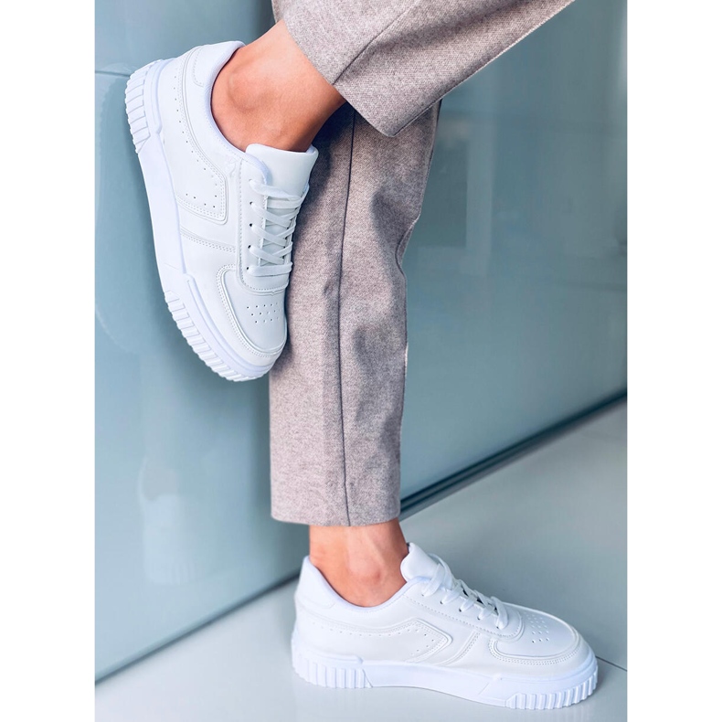 Sage White damesneakers hvid 2