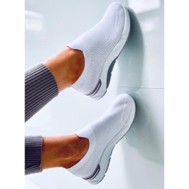 Bloom White sokker sportssko hvid 1