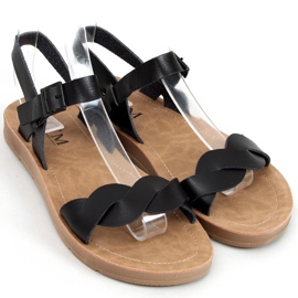 Olivo Black damesandaler sort 2