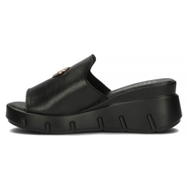 Læder hjemmesko Filippo DK3596 / 22 Bk sort 2