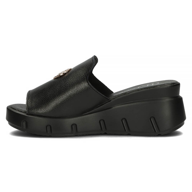 Læder hjemmesko Filippo DK3596 / 22 Bk sort 2
