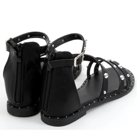 Sorte Cairo romerske sandaler 1