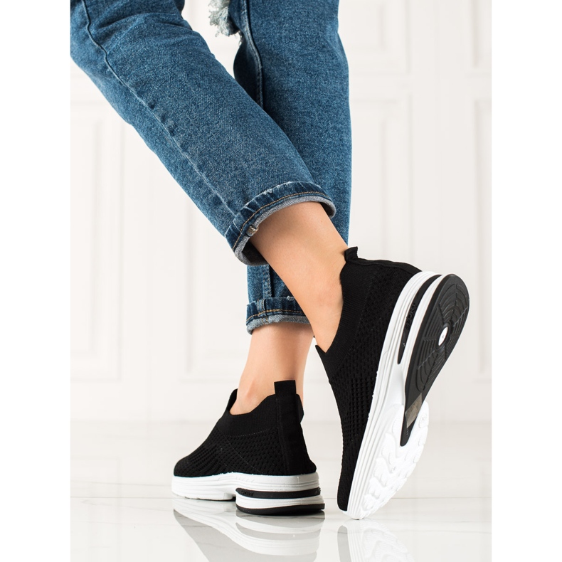 DK Slip-on sportssko sort 1