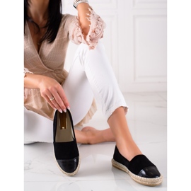 DK Sort Espadrilles på platformen 1