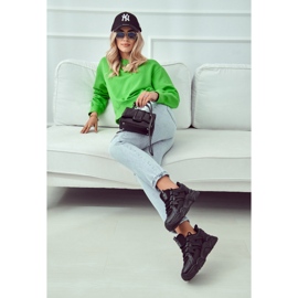 Dame sportssko Sneakers Black Daren sort 2