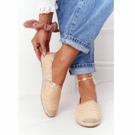 Espadrilles på halmsål Lu Boo Beige 2