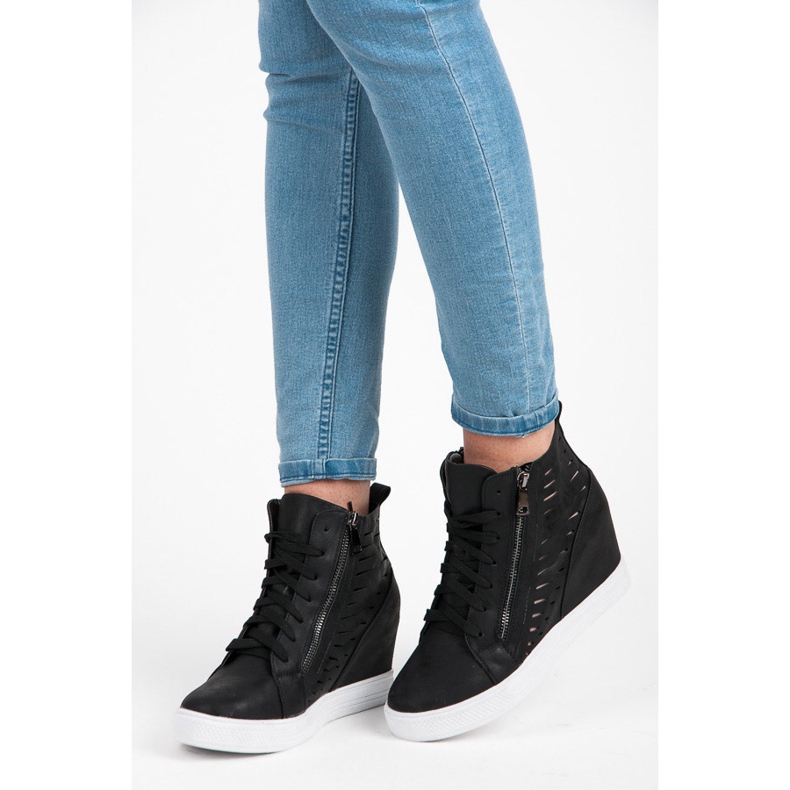 Seastar Højglans sneakers sort 2
