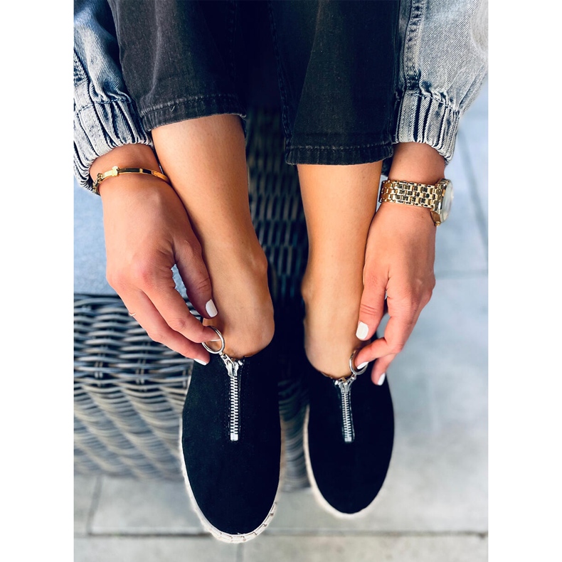 Flynn Black espadriller til kvinder sort 2