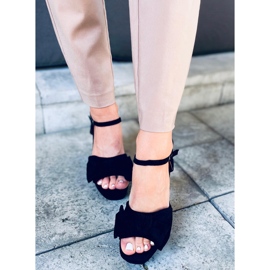 Sandaler på Adella Black platformen sort 1