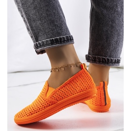 Mallorys orange gennembrudte sneakers 1