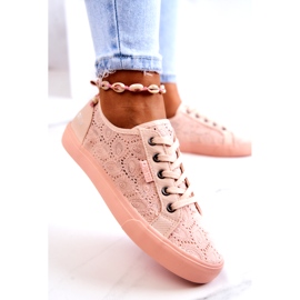 Gennembrudte sneakers Big Star JJ274059 Lys pink lyserød 3