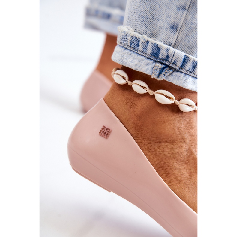 Dameduftende gummiballerinaer ZAXY JJ285051 Nøgen beige 3