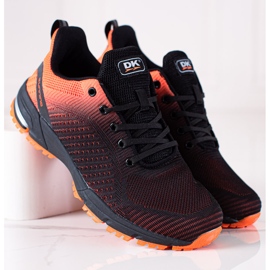 DK Sportssko sort orange 1