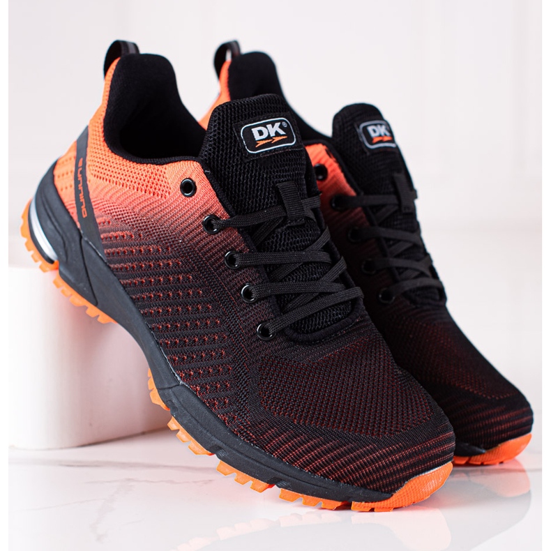 DK Sportssko sort orange 1