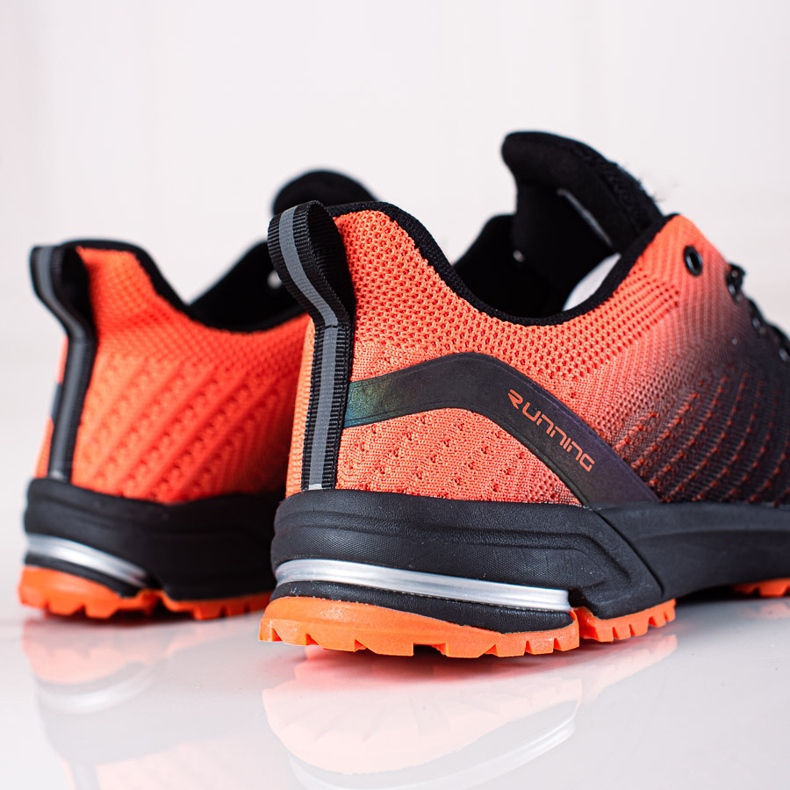 DK Sportssko sort orange 2