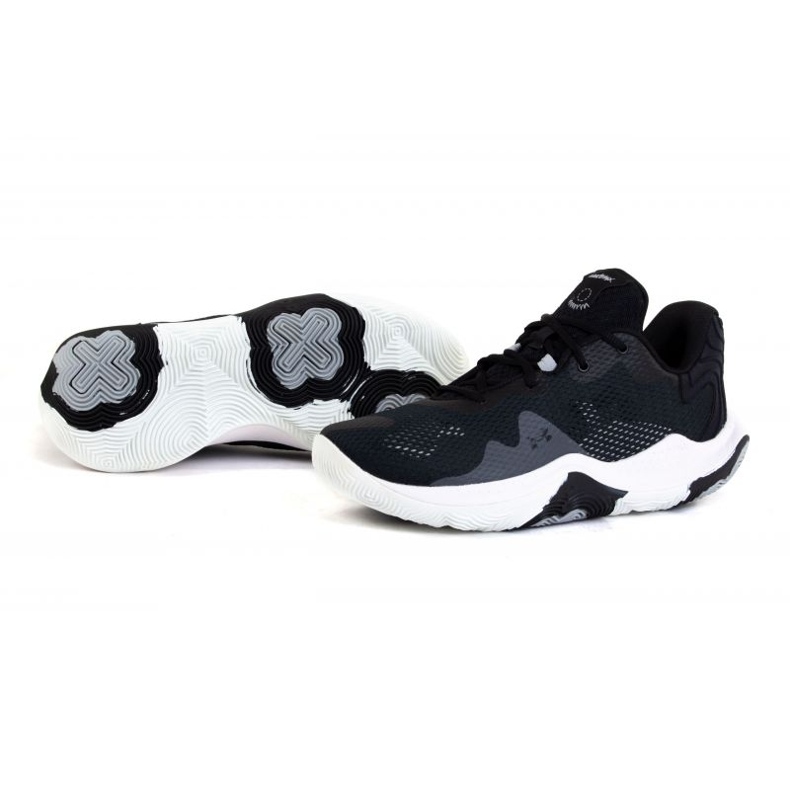 Under Armour Uner Armour Spawn 4 M 3024971-001 basketballsko flerfarvet sort 1