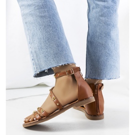 Krolt brune nittersandaler 1