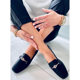 Tansy Black dame loafers sort 2