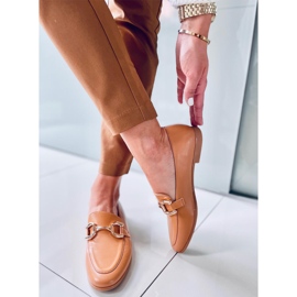 Tulip Camel dame loafers brun 2