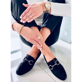 Tulip Black dame loafers sort 2