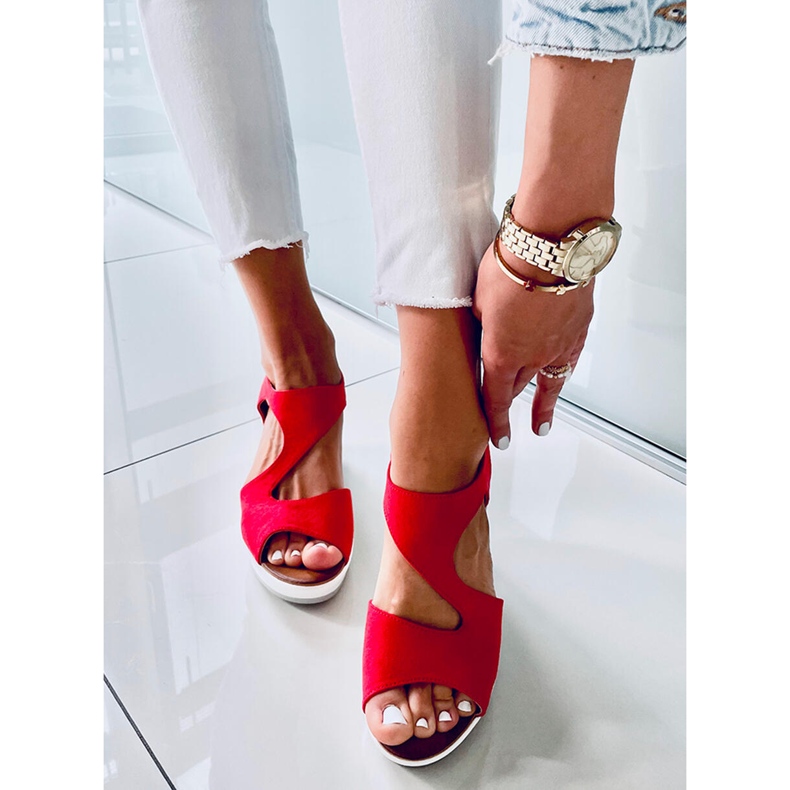Patty Red kile sandaler rød 2