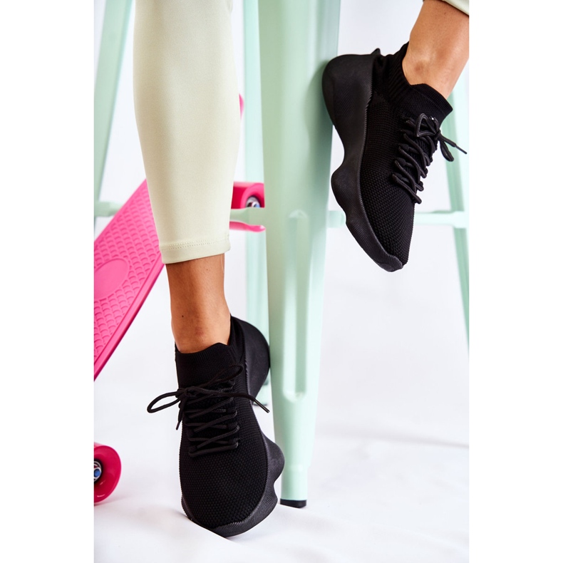 PS1 Sorte Dalmiro Slip-On sportssko til kvinder 2