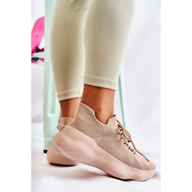 Beige Dalmiro sportssko til kvinder Slip On 2