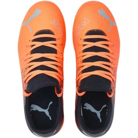 Fodboldstøvler Puma Future Z 4.3 Tt Jr 106780 01 orange appelsiner og røde 1