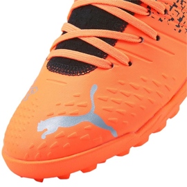 Fodboldstøvler Puma Future Z 4.3 Tt Jr 106780 01 orange appelsiner og røde 4