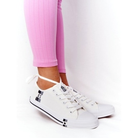 Klassiske kvinders sneakers Big Star HH274109 Hvid 1