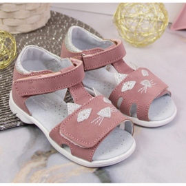 Uhlsport Velcro sandaler Kornecki Jr.KOR6305 dirty pink lyserød 2