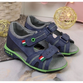 Velcro sandaler Kornecki Jr KOR6313 marineblå 2