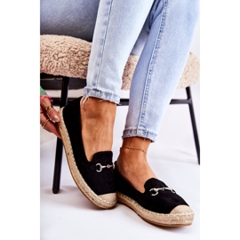 S.Barski Klassiske sorte Oresa Slip-On espadriller til kvinder 2