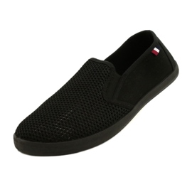 Atletico Openwork Slip-On sko til mænd WY18922 sort 3